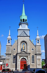Notre-Dame-de-Bon-Secours Chapel chapelle Notre-Dame-de-Bon-Secours, Our Lady of Good Help, Montreal, Quebec, Canada. This church is one of the oldest churches in Montreal