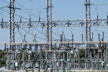 Dangerous High Voltage Electrical Power Substation X