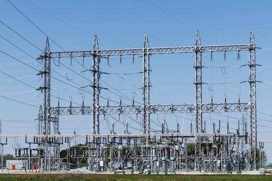 Dangerous High Voltage Electrical Power Substation IX