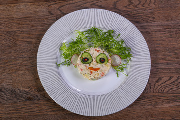Kids menu - salad
