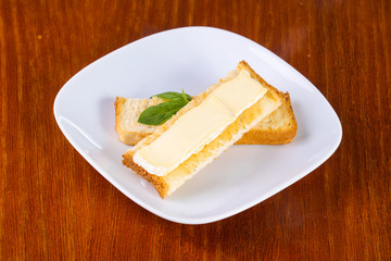 Sandwith with brie cheese