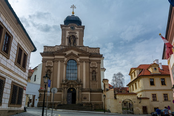 Fototapeta na wymiar Church of St John of Nepomuk in Prague