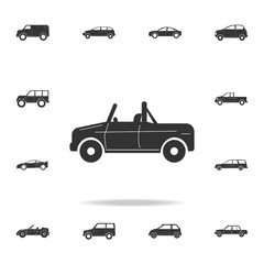 Sedan car icon. Detailed set of cars icons. Premium graphic design. One of the collection icons for websites, web design, mobile app