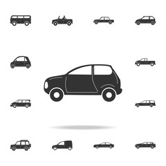 minivan car icon. Detailed set of cars icons. Premium graphic design. One of the collection icons for websites, web design, mobile app