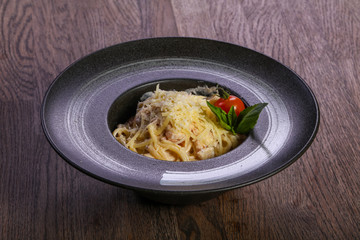 Italian pasta Carbonara
