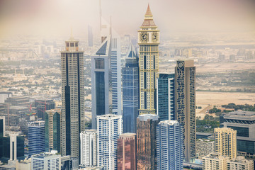 Dubai skyscrapers, United Arab Emirates