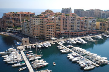  Port de Fontvieille; marina; water transportation; harbor; dock