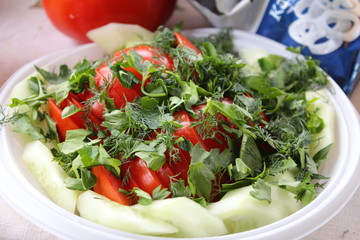 ofoshch with greens