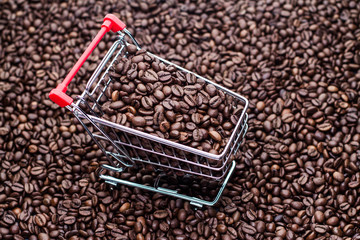 coffee cup grain top view