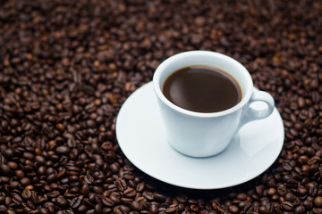 coffee cup grain top view