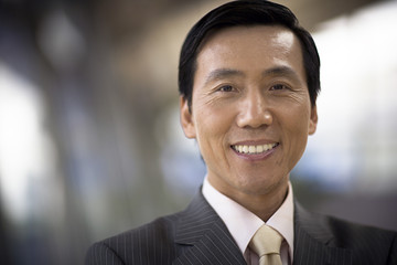 Portrait of a mid-adult businessman.