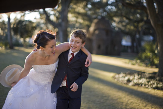 Bride And Her Page Boy