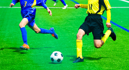 Plakat サッカー　フットボール