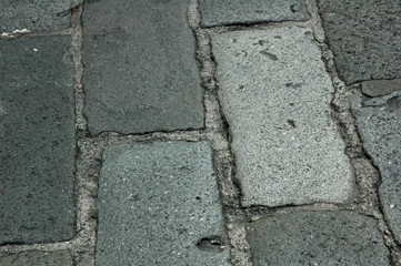Cobblestones on Rue Alexandre Mari in Nice 2