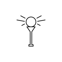 goblet with ball icon. Element of Succes and awards for mobile concept and web apps. Detailed goblet with ball icon can be used for web and mobile. Premium icon