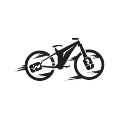 Abstract bicycle icon