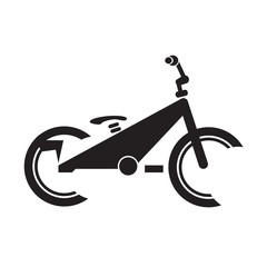 Abstract bicycle icon