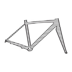 Bike frame sketch