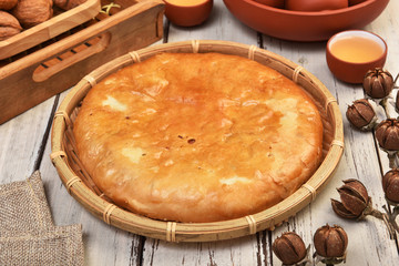 Taiwan's  traditional cake - Meat pasty   