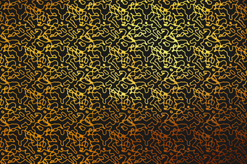Creative modern shiny golden abstract pattern. Design element.