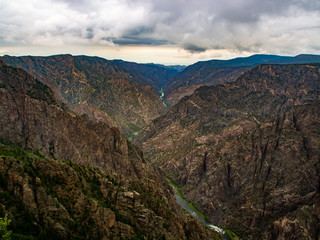 Naklejka premium Black Canyon Landscape, National Park, Colorado