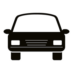 car sedan vehicle icon vector illustration design