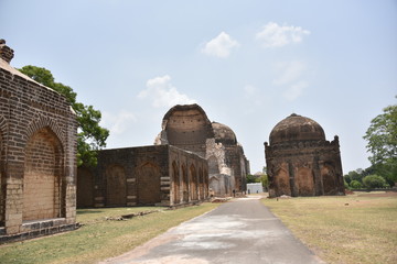 Fototapeta premium Bahmani tombs monuments and ruins, Bidar, Karnataka, India