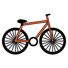 bicycle vehicle isolated icon vector illustration design