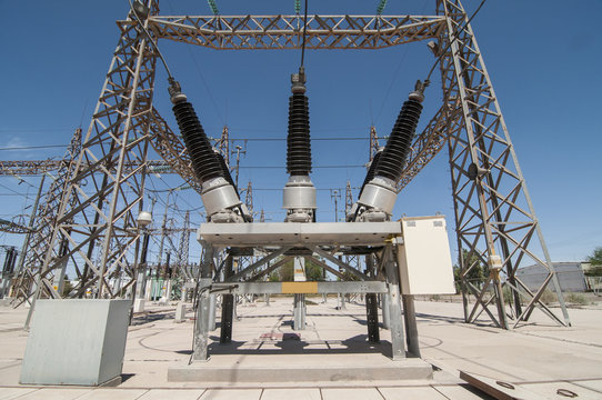 High Voltage Substation And Circuit Breaker In Geothermal Power Plant