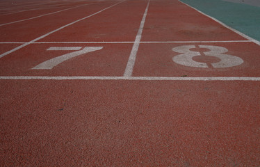 Fototapeta premium Track and field digital