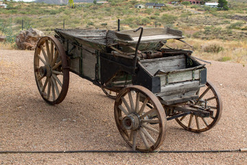 Fototapeta na wymiar Old Mining Wagon 01