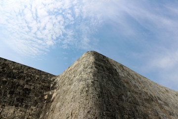 Fototapeta na wymiar 首里城の城壁