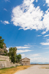 corfu island saint george in the castle greece