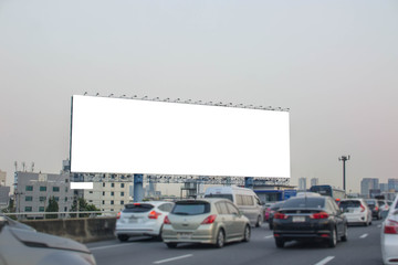 Blank billboard for advertisement.