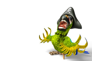 pirate parrot cartoon