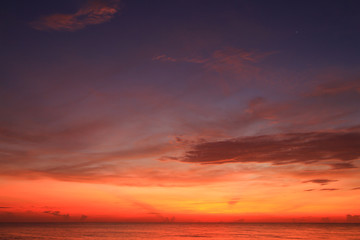 Beautiful sky on twilight time for background