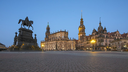 Fototapeta premium Drezdeńska Katedra Świętej Trójcy lub Hofkirche