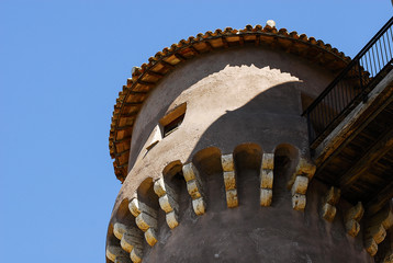 SANTA SEVERA, Details of  Castello di Santa Severa, Italy, Norman Origin, built in 1068