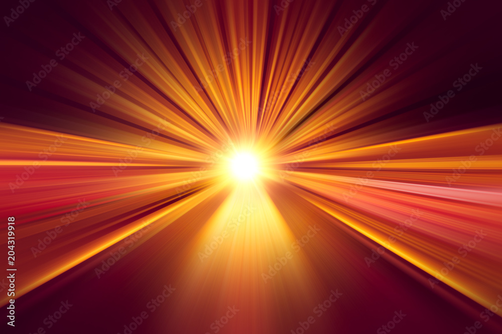 Wall mural blur moving high speed super fast light effect abstract for background.