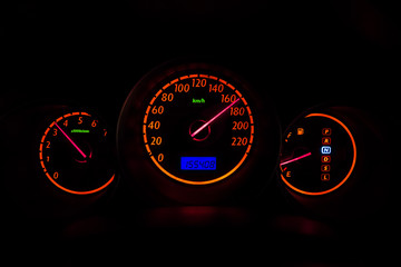 Car Gauge High speed driving at night vision vehicle illumination dashboard