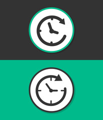 Watch vector icon.
