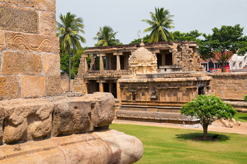 Mahishasuramardini or Durga shrine, Brihadisvara Temple complex, Gangaikondacholapuram, Tamil Nadu,...