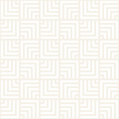 Vector seamless subtle lines mosaic pattern. Modern stylish abstract texture. Repeating geometric tiles