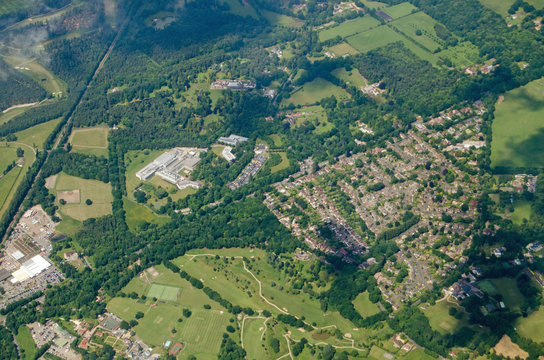 Windlesham, Surrey - Aerial View