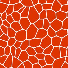 Vector pattern with giraffe skin texture.