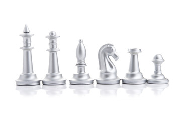 chess peaces isolated