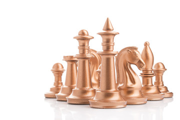 chess peaces isolated