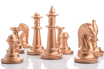 chess peaces isolated