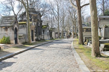 Père Lachaise Cemetery in Paris, France