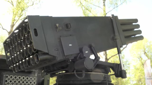 GIZYCKO, POLAND - APRIL 2018: military shows opening summer season